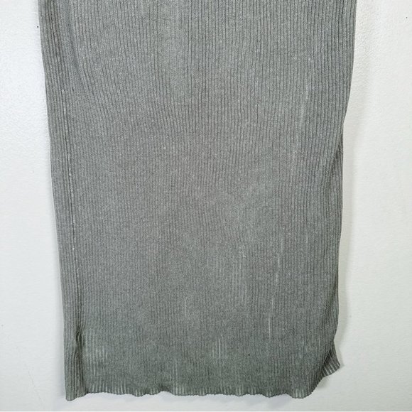 Free People Knit Ribbed  Borderline Midi Marble Combo Skirt - Picture 13 of 14